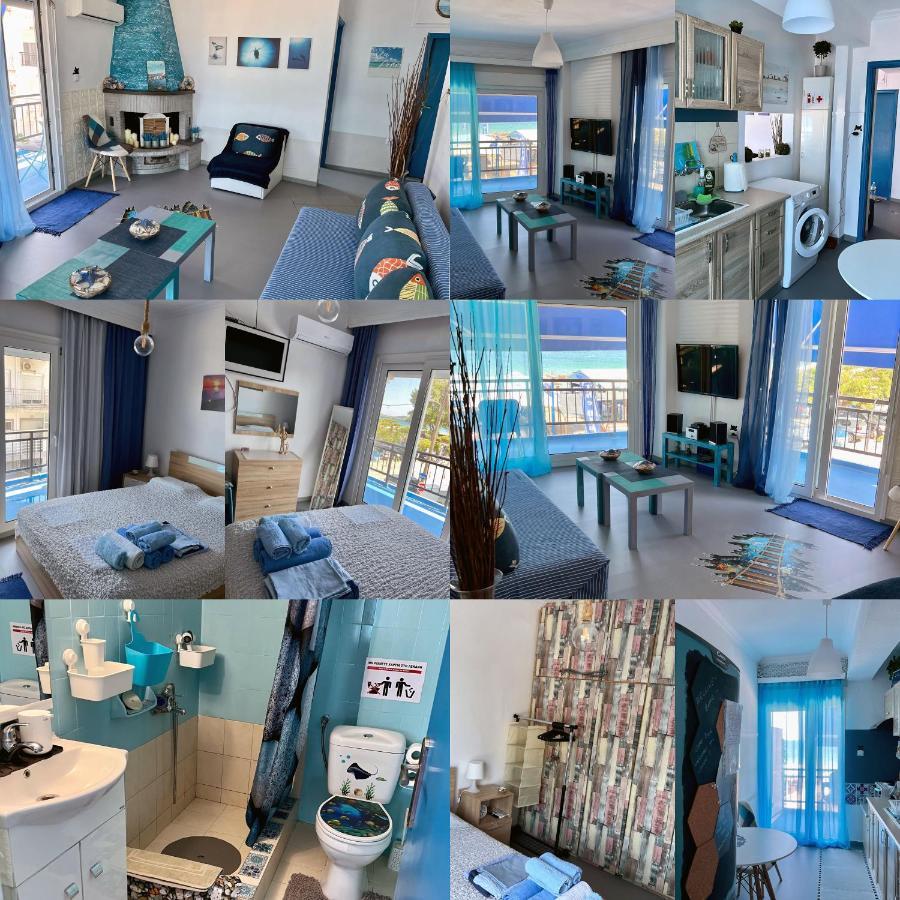 Upper Deck Apt. Lägenhet Néa Péramos Exteriör bild
