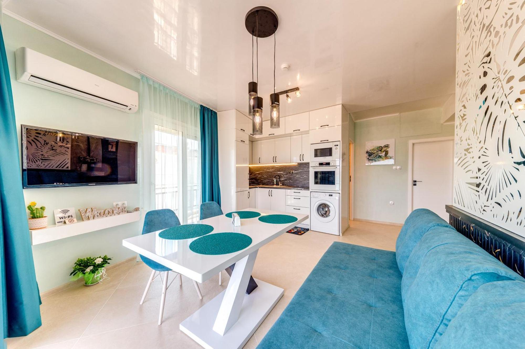 Upper Deck Apt. Lägenhet Néa Péramos Exteriör bild